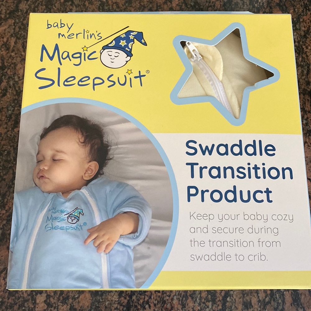 Baby Merlin’s magic sleep suit size s 3-6 m color cream/cotton